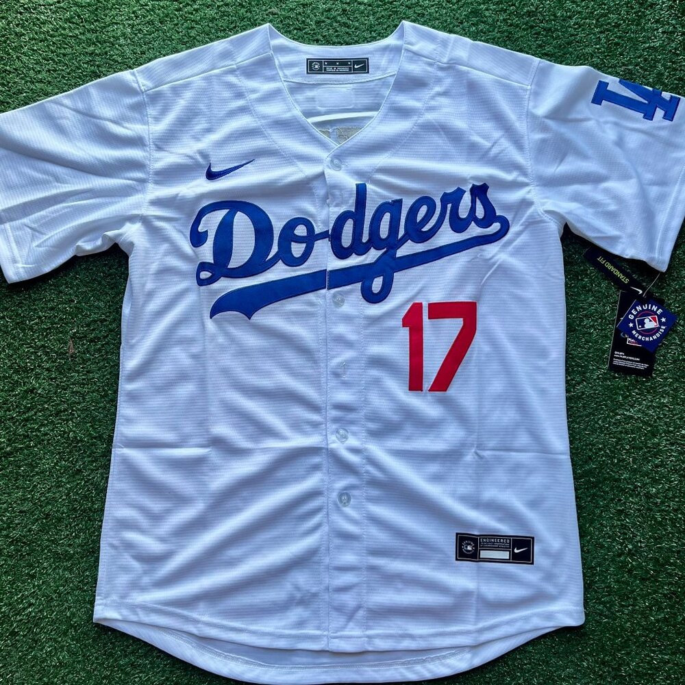 LA Dodgers Nike Ohtani 17 White Baseball Jersey - New with Tags